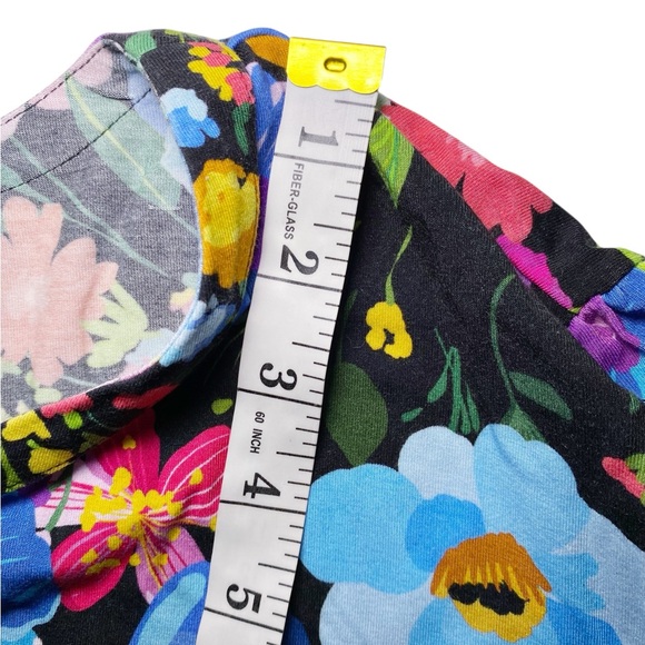 Johnny Was THE JANIE FAVORITE FLUTTER SLEEVE HENLEY TOP - Picture 10 of 13